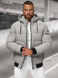 Kurtka męska pikowana szara OZONEE JS/31M5006Z