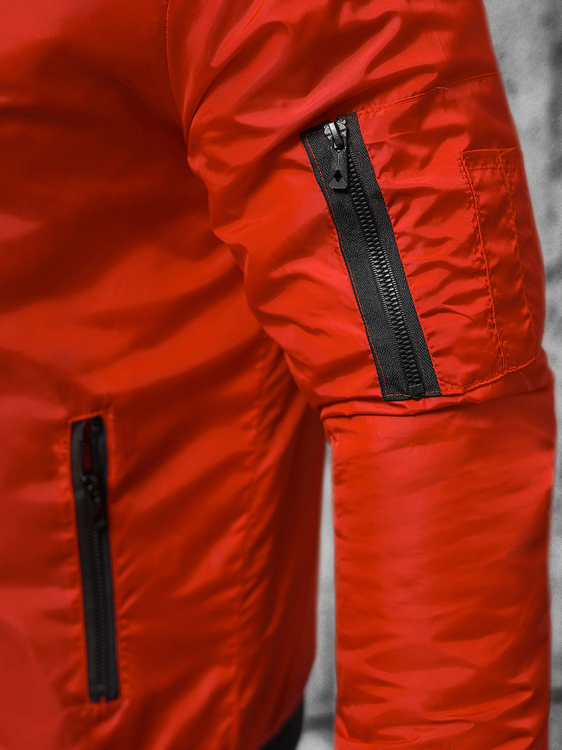 Куртка чоловіча червона OZONEE JS/AK95Z