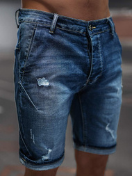 Spodenki męskie jeansowe niebieskie OZONEE NB/MP0042BZ