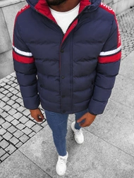 Kurtka zimowa męska pikowana granatowa OZONEE JS/M8103