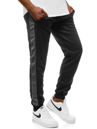 Штани спортивні чоловічі Чорно-Графiтовi OZONEE JS/JZ11003