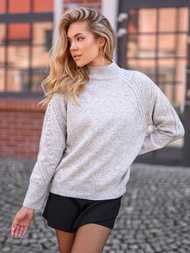 Sweter damski szary OZONEE JS/53B5201/2