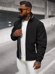 Kurtka męska softshell czarna OZONEE JS/5M3105/392Z