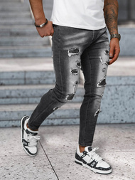 Чоловічі джинси Чорнi OZONEE NB/MP0152N