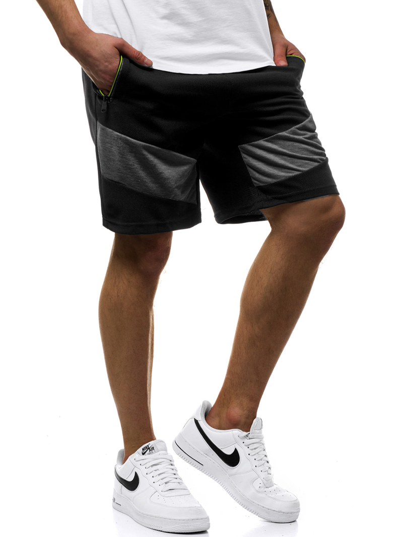 Spodenki męskie czarne OZONEE JS/KS2515