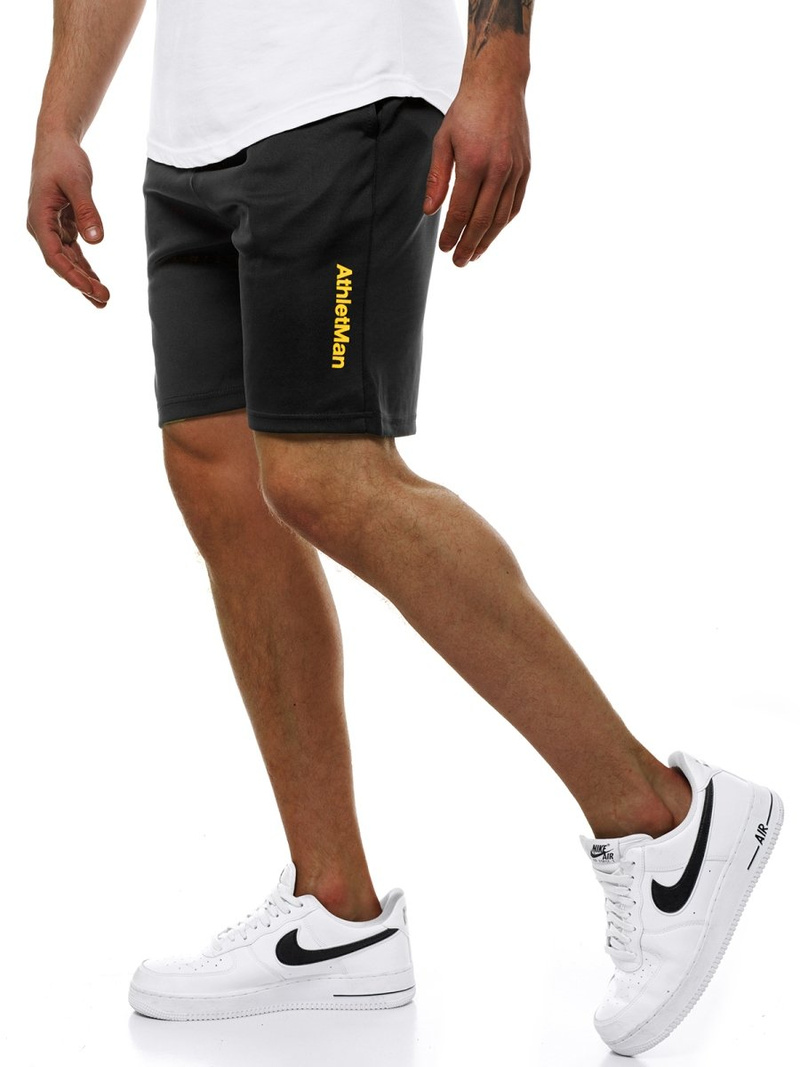 Spodenki męskie czarne OZONEE JS/KK300167