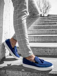 Чоловіче взуття снікерси Slip On Темно-Синi TAM/475