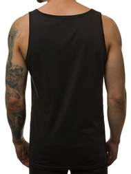 T-Shirt męski bez rękawów czarny OZONEE JS/SS11057