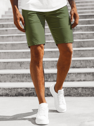 Spodenki chinos męskie khaki OZONEE JB/JP1142