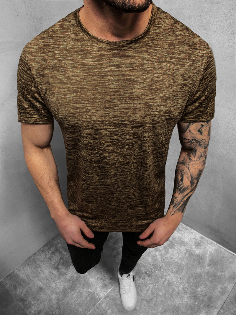 Футболка чоловіча Бежева OZONEE JS/S01Z