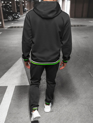 Komplet dresowy męski czarny OZONEE JS/68C10255Z