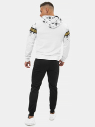 Спортивний костюм чоловічій Бiло-Чорний OZONEE O/HM685