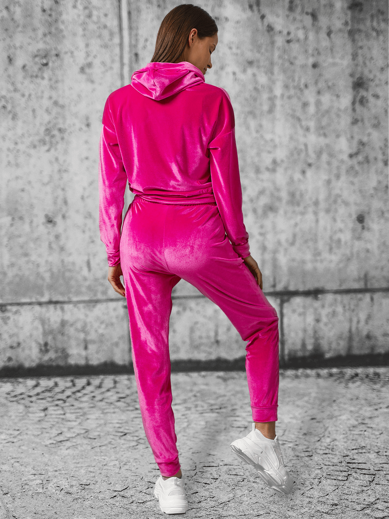 Komplet dresowy dwuczęściowy ciemno-różowy OZONEE O/13121