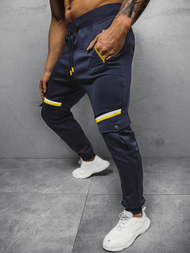 Spodnie dresowe męskie granatowe OZONEE JS/K10276