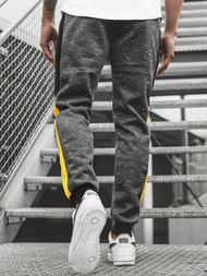 Spodnie dresowe męskie grafitowe OZONEE JS/K60009