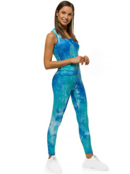 Komplet sportowy dwuczęściowy niebieski OZONEE JS/YW88043