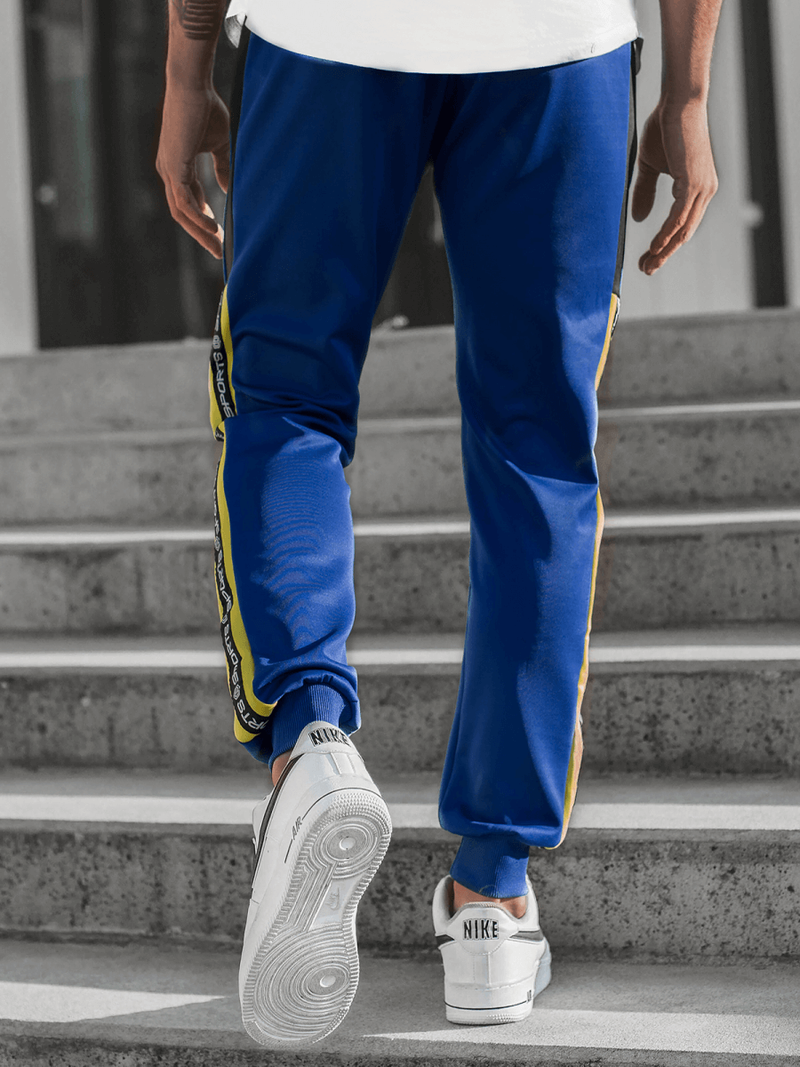 Spodnie dresowe męskie kobaltowe OZONEE JS/K20013SP