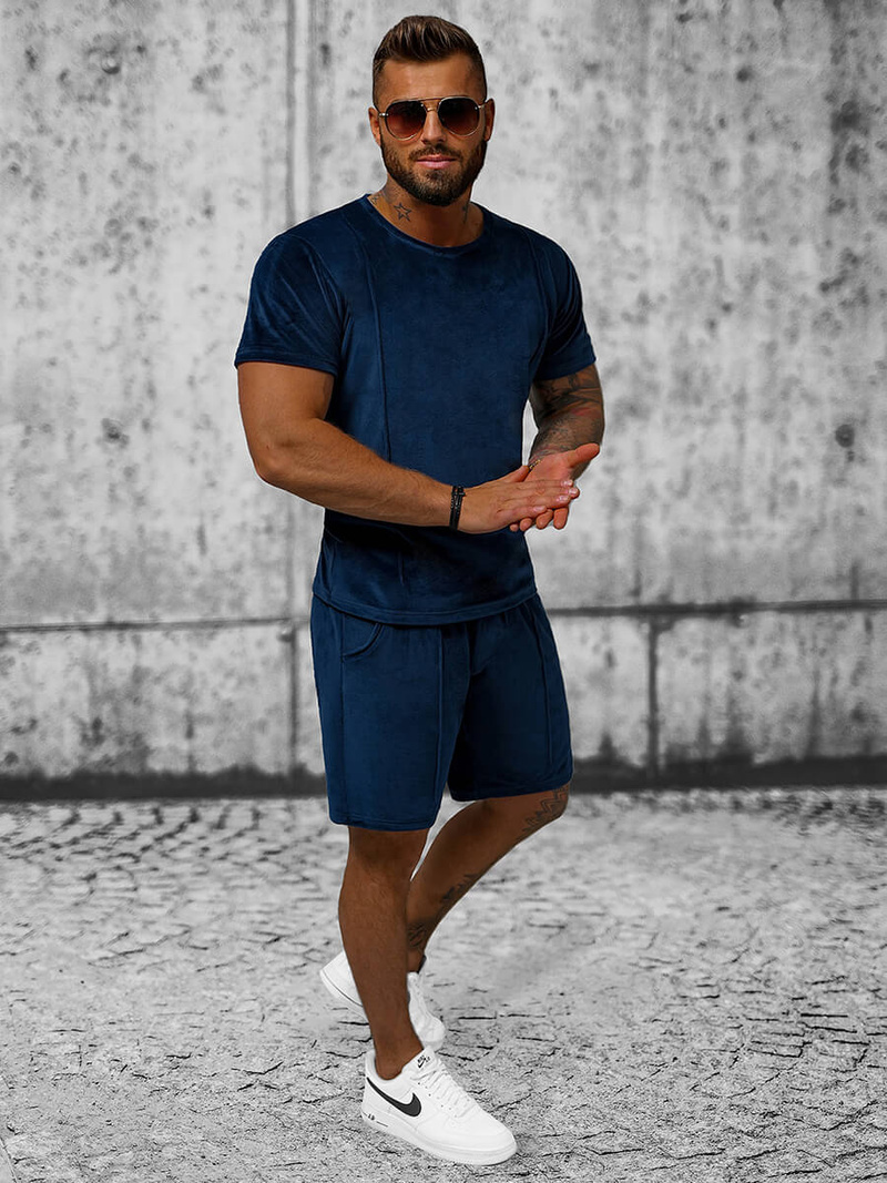 Спортивний костюм чоловічій ультрамариновий OZONEE O/12133Z