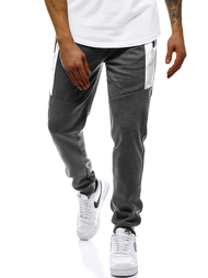 Spodnie dresowe męskie grafitowe OZONEE JS/JZ11011