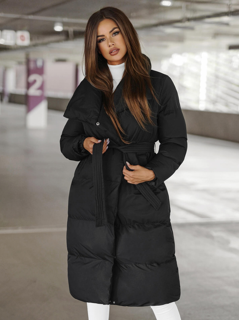 Куртка жіноча чорна OZONEE JS/M737/392Z