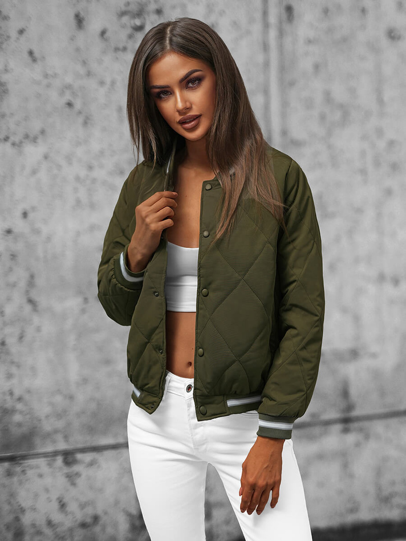 Куртка жіноча Зелена OZONEE JS/16M9070/136