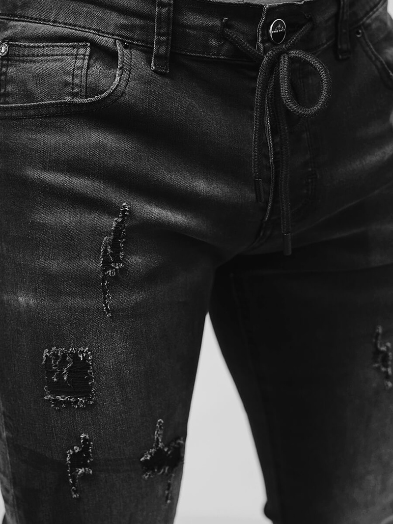 Джинси Чоловічі Чорнi OZONEE NB/MP0016NZ