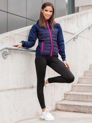 Kurtka damska granatowa OZONEE JS/KSW4002Z