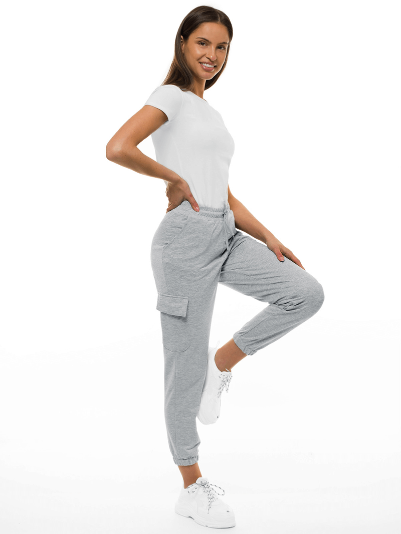 Спортивні штани жіночі Яскраво-Сiрi OZONEE O/MB2001/21