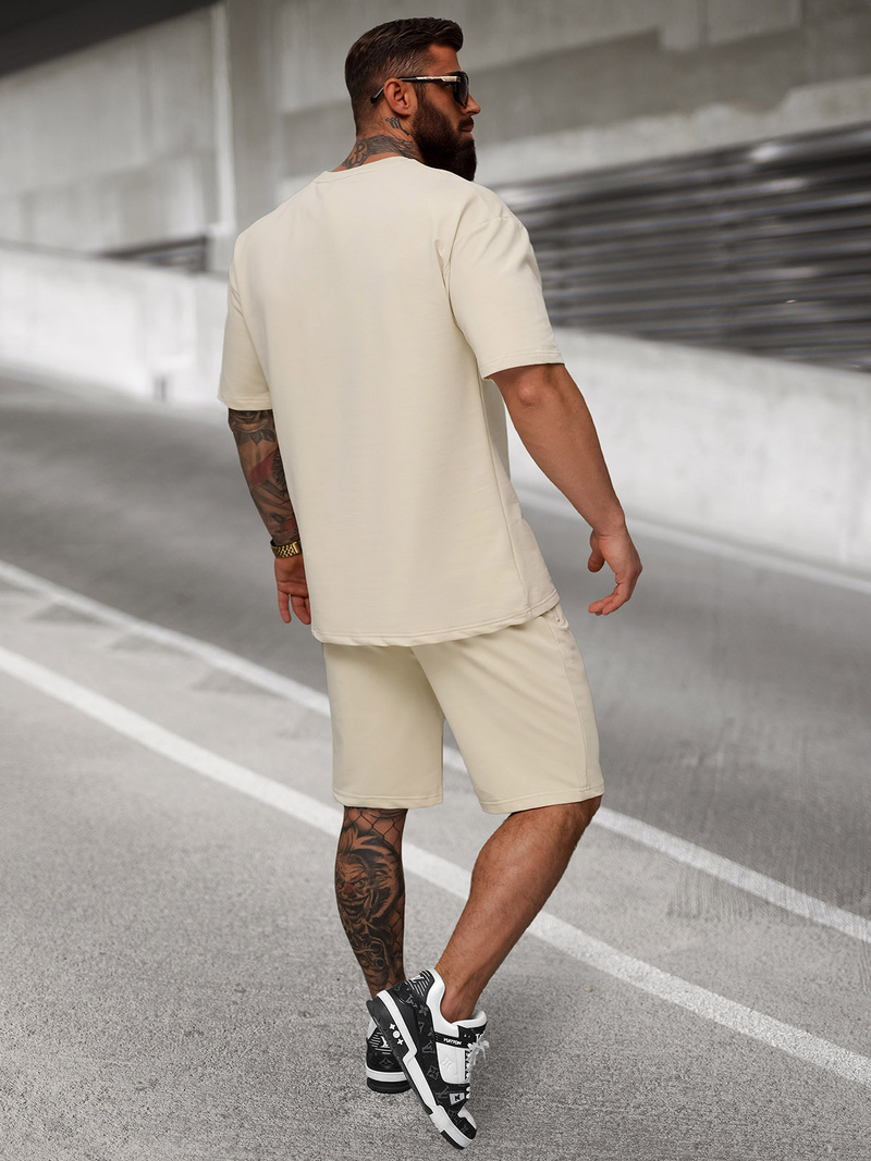 Чоловічий Cпортивний Kомплект Бежева OZONEE JS/27C6531/6