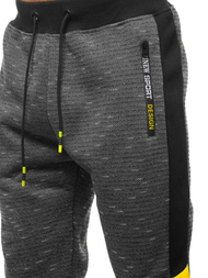 Spodnie dresowe męskie grafitowe OZONEE JS/K60009Z