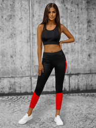 Legginsy damskie czarne OZONEE O/XL010/1