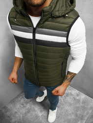 Безрукавка чоловіча Зелена OZONEE N/7107/3