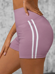 Legginsy krótkie damskie kolarki pudrowe OZONEE O/LK382