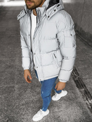 Куртка чоловіча срібло OZONEE JB/JP1167Z