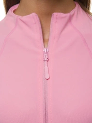 Bluza damska rozpinana jasno-różowa OZONEE JS/HD152/25