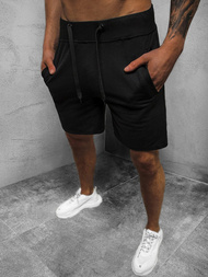 Spodenki dresowe męskie czarne OZONEE JS/1046/A1Z