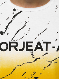 T-Shirt męski żółty OZONEE JS/SS11120