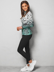 Komplet sportowy dwuczęściowy miętowy OZONEE O/20401Z