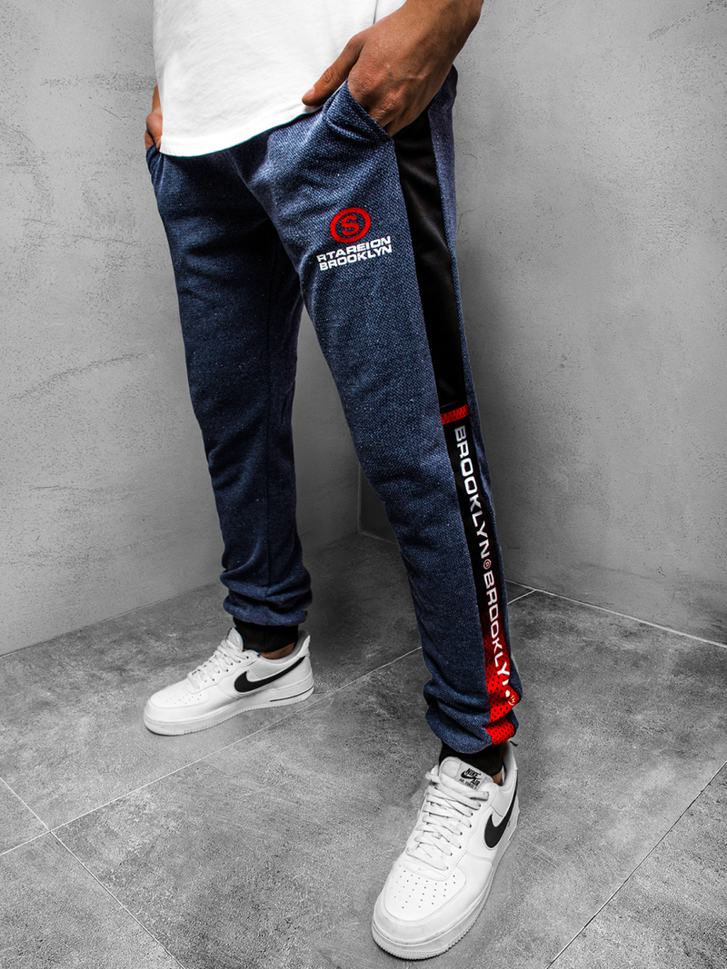 Штани спортивні чоловічі Темно-Синi OZONEE JS/AM92Z