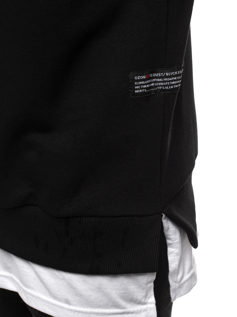 Bluza męska czarna OZONEE O/11113Z