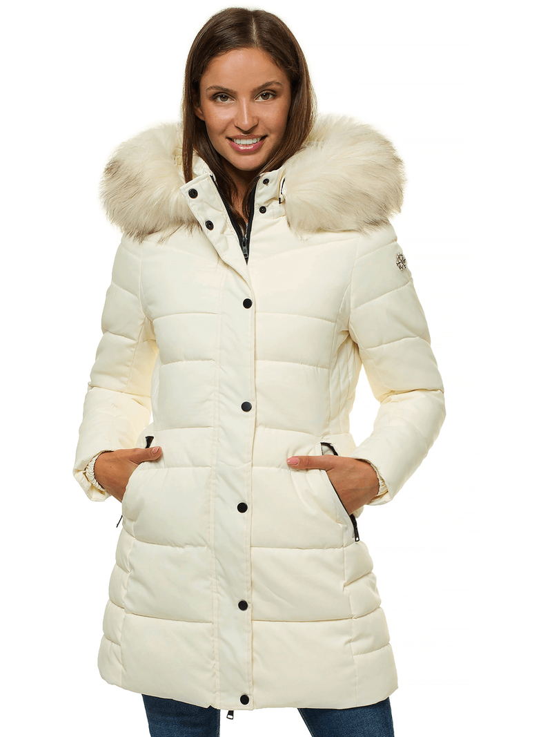 Куртка жіноча Кремова OZONEE O/M202/10