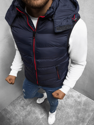 Безрукавка чоловіча Темно-Синя OZONEE N/6875/2