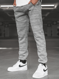 Spodnie dresowe męskie szare OZONEE JS/K60010