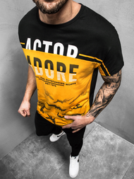 T-Shirt męski żółty OZONEE JS/SS11106Z