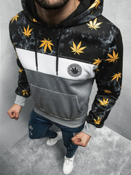 Bluza z kapturem męska szara OZONEE O/HM523