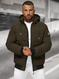 Kurtka zimowa męska brązowa OZONEE JS/31M5023/84