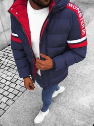 Kurtka zimowa męska pikowana granatowa OZONEE JS/M8103