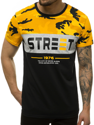 T-Shirt męski czarny OZONEE JS/SS11105