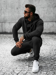 Спортивний костюм чоловічій Чорний OZONEE JS/8C75/3