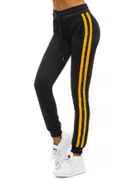 Спортивні штани жіночі Чорно-Жовтi OZONEE O/82318